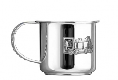 Кружка детская «Паровозик» позолота с эмалью