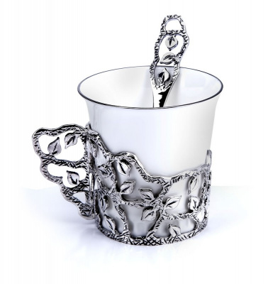 Кофейная чашка «Листопад» с ложкой