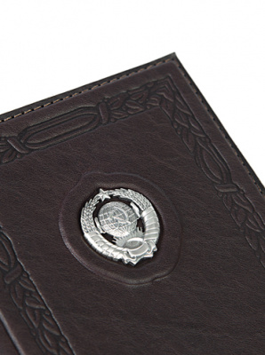 Кожаная обложка для паспорта «СССР»