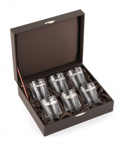 Стопки водочные «Рыбы Севера» 