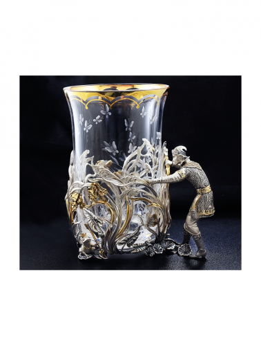 Серебряный подстаканник «Иван-царевич»