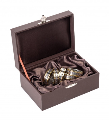 Набор серебряных колец для салфеток «Русь Былинная» Набор серебряных колец для салфеток «Русь Былинная»