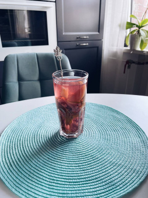 Серебряная ложка для напитков «Виноград» Серебряная ложка для напитков «Виноград»