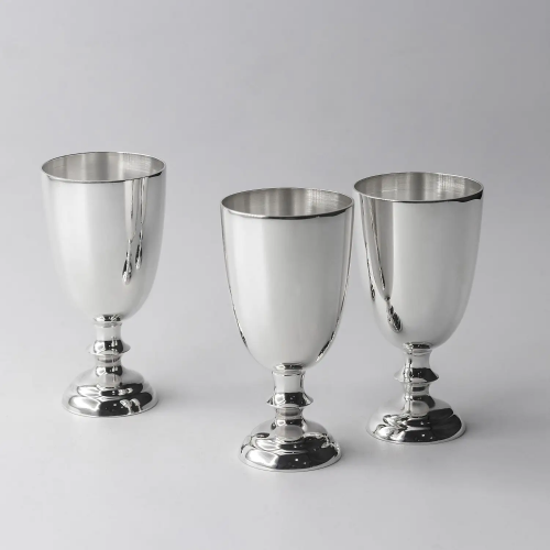 Серебряный набор рюмок «№1» - 3 предмета