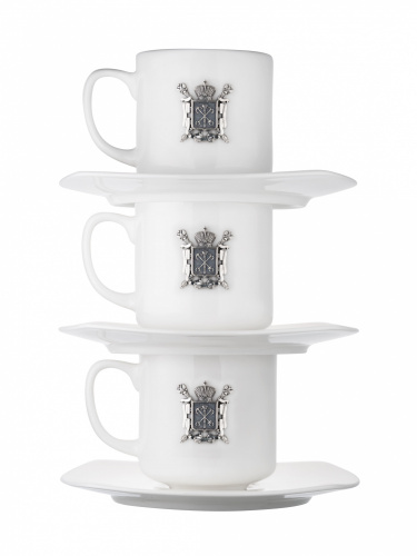 3 Кофейные чашки  «Петербург»