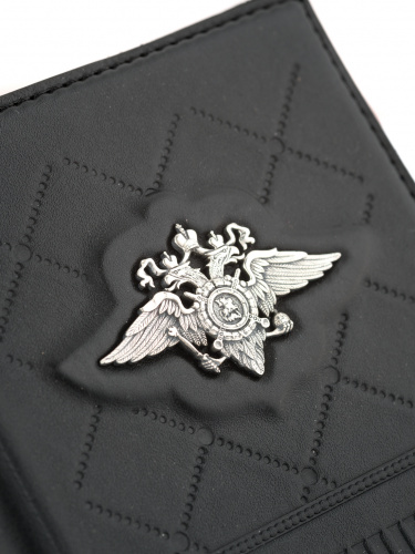 Кожаная обложка для паспорта «Полиция»