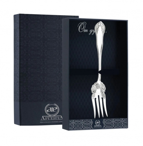 Вилка для салата "Узоры" в футляре