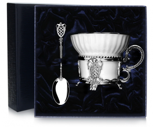 Чайная чашка «Меценат» с ложкой