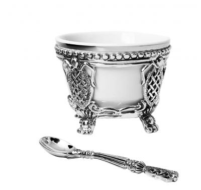 Солонка «Меценат» №1 и ложка