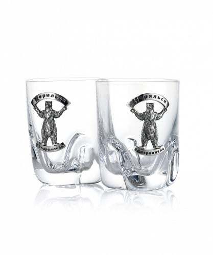 2 водочные стопки «Норильский медведь»