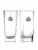 2 стакана для воды «Корона» 2 стакана для воды «Корона»