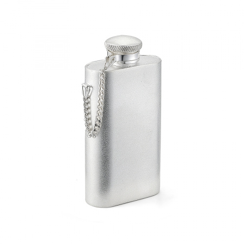 Серебряная фляжка карманная