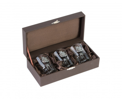 3 водочные стопки «Георгий Победоносец»