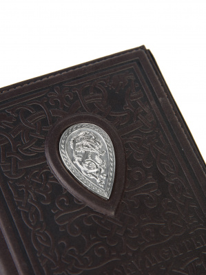 Кожаная обложка для автодокументов «Русь»