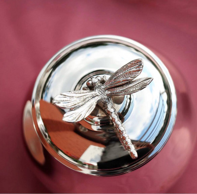 Сахарница серебряная «Стрекоза» Сахарница серебряная «Стрекоза»