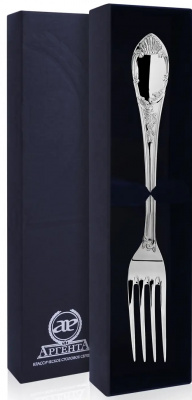 Серебряная столовая вилка «Престиж»