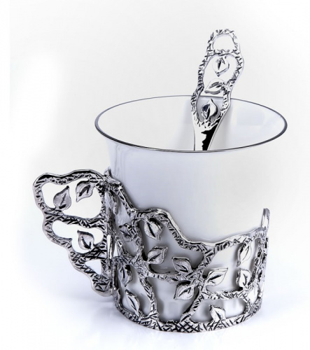 Кофейная чашка «Листопад» с ложкой