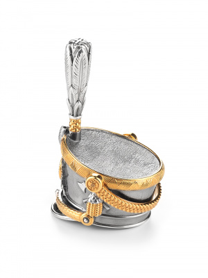 Рюмка «Гусарский кивер» (большая)  из серебра 925