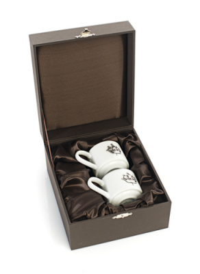 Чашки кофейные «Ленинград» серебро и фарфор Чашки кофейные «Ленинград» серебро и фарфор