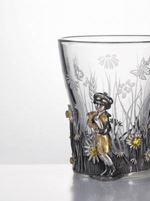 Кружка чайная с ложкой «Ромашка» мальчик