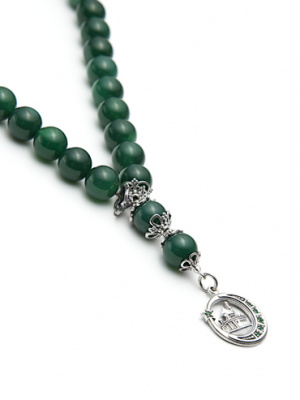 Мусульманские четки с хризопразом