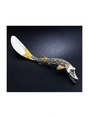 Серебряная икорница «Емеля»