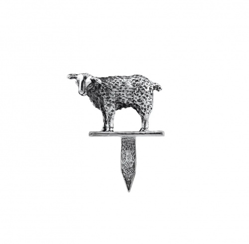 Шпажка для сыра из серебра «Овца»