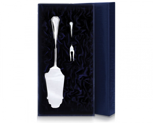 Серебряный набор для десерта «Элегант» №4