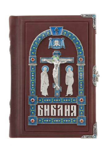 Библия с эмалью