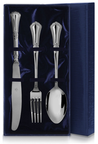 Серебряный столовый набор «Фаворит» 3 предмета