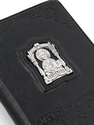 Кожаная обложка для автодокументов «Спаситель»