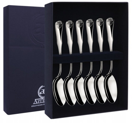 Набор серебряный «Визит» 6 чайных ложек