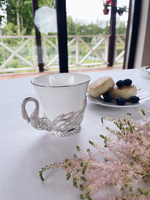 Чашка чайная «Лебедь» в футляре