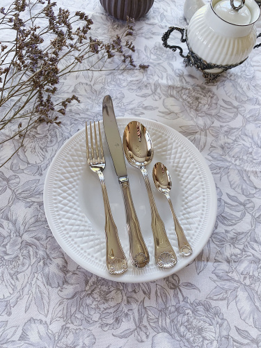 Серебряный столовый набор «Визит» 48 предметов