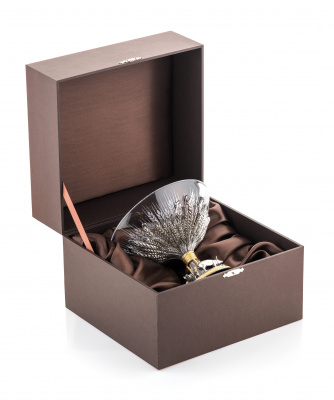 Серебряная конфетница «Урожай»
