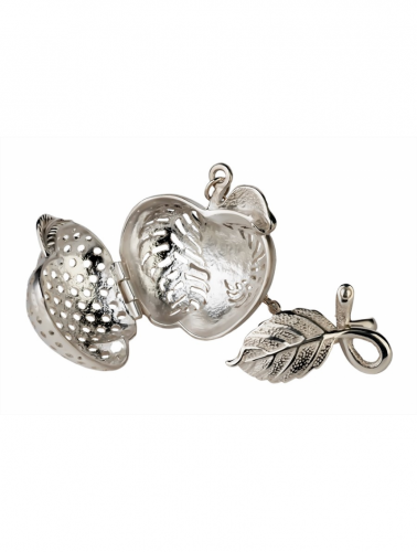 Ситечко из серебра «Яблоко» для заваривания чая