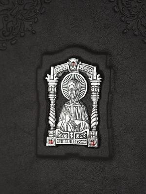 Кожаная обложка для паспорта «Святая Матрона»