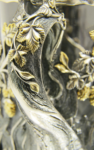 Серебряная пивная кружка «Медведь»