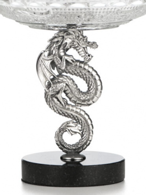 Вазочка «Дракон» из серебра