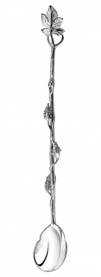 Серебряная ложка для напитков «Виноград»