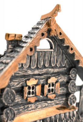 Серебряная салфетница «Избушка»