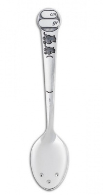 Серебряная тактильная ложка DO DO «Утята»