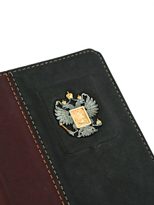 Кожаная обложка для паспорта «Родина»