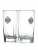 Бокалы для воды с серебром «Символ»