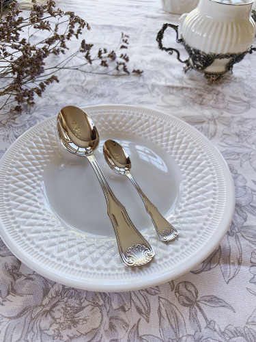 Набор серебряный «Визит» столовая и чайная ложки
