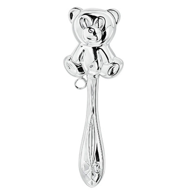 Набор из серебра «Мальчик» ложка и погремушка