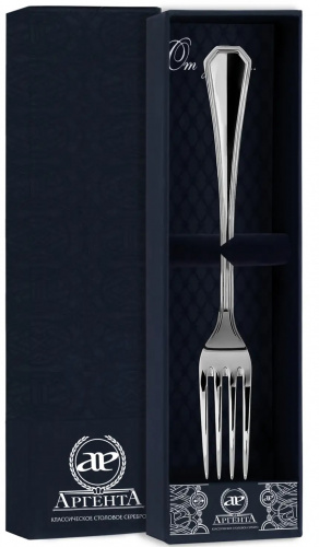 Серебряная столовая вилка «Элегант»