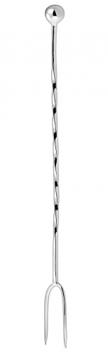 Серебряная вилка для лимона «Витая»