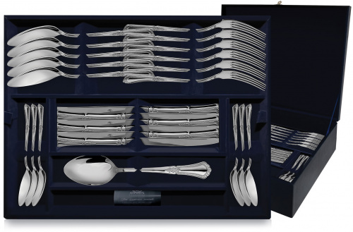 Серебряный столовый набор «Фаворит» 48 предметов