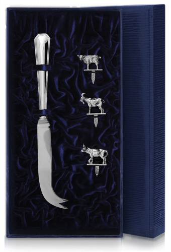 Серебряный набор для сыра «Элегант»